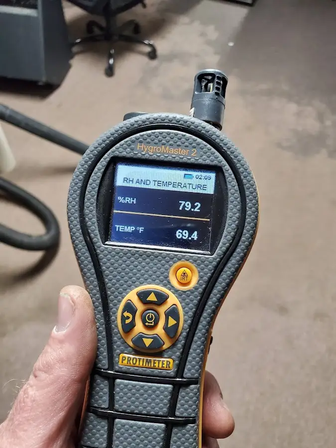 Moisture meter humidity assessment for Fire & Smoke Damage Restoration in Oakfield